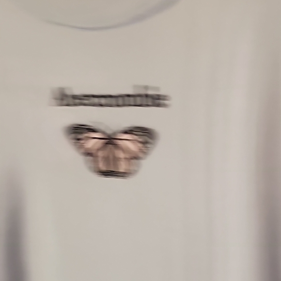 Abercrombie Kids Light Blue Sweatshirt with Butterfly - Picture 6 of 6